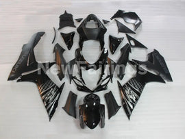 Black and Matte Black Factory Style - GSX-R750 11-24 Fairing Kit