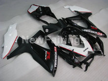 Cargar imagen en el visor de la galería, Black and Matte Black White Factory Style - GSX-R600 08-10 Fairing Kit