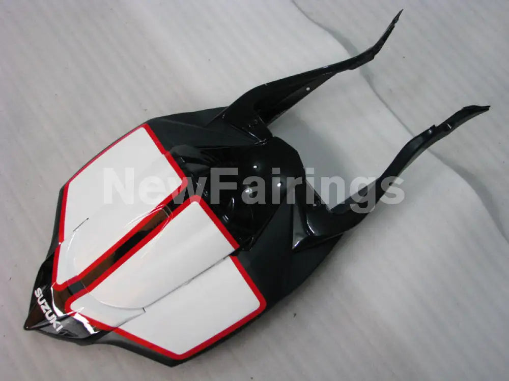 Black and Matte Black White Factory Style - GSX-R600 08-10 Fairing Kit