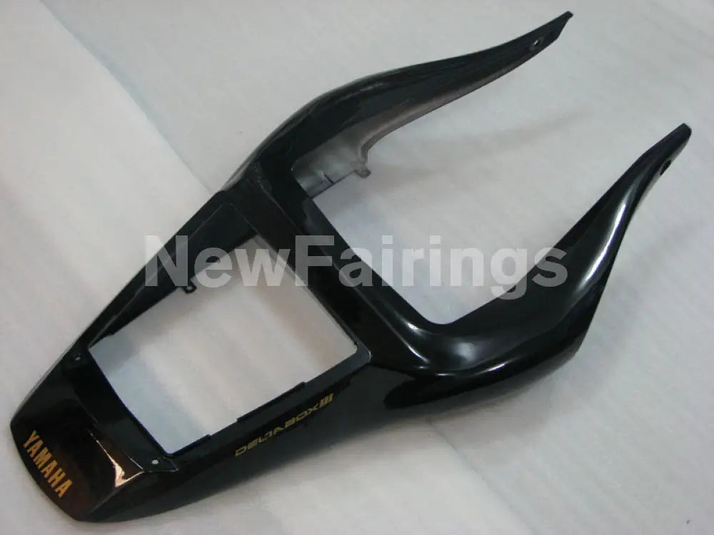 Black and Matte Black with Gold Decals Factory Style - YZF-R6 98-02 Fairing Kit