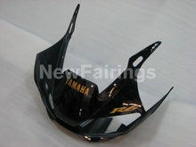 Cargar imagen en el visor de la galería, Black and Matte Black with Gold Decals Factory Style - YZF-R6 98-02 Fairing Kit