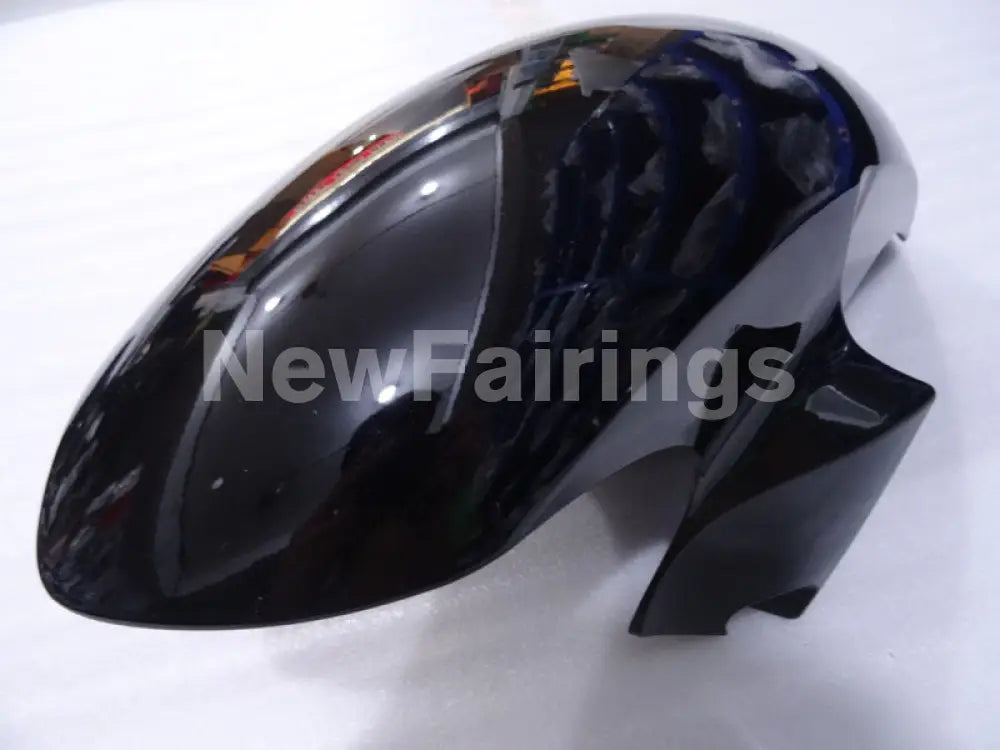 Black and Matte Black with Golden Stickers Factory Style - YZF-R6 08-16 Fairing Kit