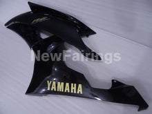 Cargar imagen en el visor de la galería, Black and Matte Black with Golden Stickers Factory Style - YZF-R6 08-16 Fairing Kit
