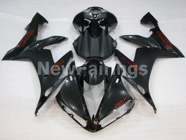 Black and Matte Black with red stickers Factory Style - YZF-R1 04-06 Fairing Kit