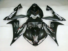 Black and Matte Black with white stickers Factory Style - YZF-R1 04-06 Fairing Kit