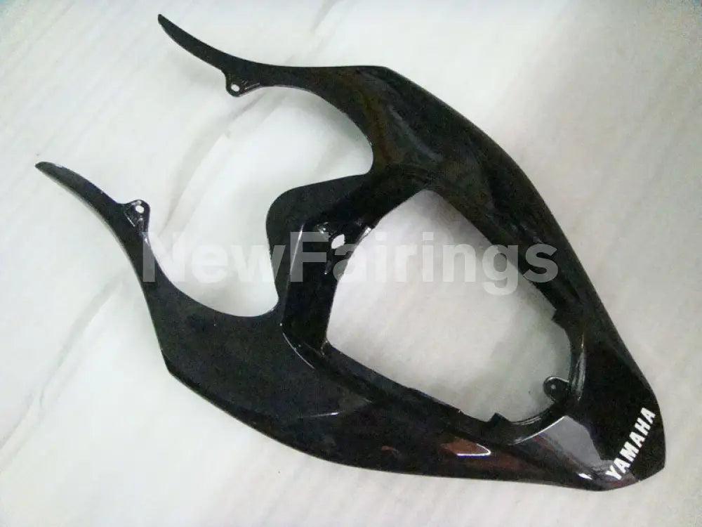 Black and Matte Black with white stickers Factory Style - YZF-R1 04-06 Fairing Kit