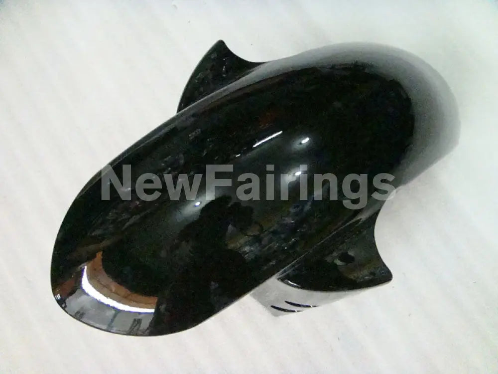 Black and Matte Black with white stickers Factory Style - YZF-R1 04-06 Fairing Kit