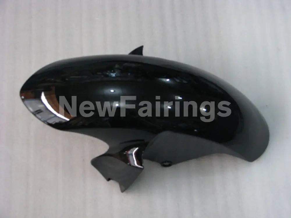 Black and Matte Black with White Stickers Factory Style - YZF-R6 08-16 Fairing Kit