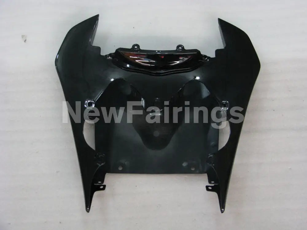 Black and Matte Black with White Stickers Factory Style - YZF-R6 08-16 Fairing Kit