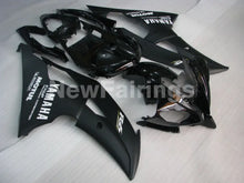 Cargar imagen en el visor de la galería, Black and Matte Black with White Stickers Factory Style - YZF-R6 08-16 Fairing Kit