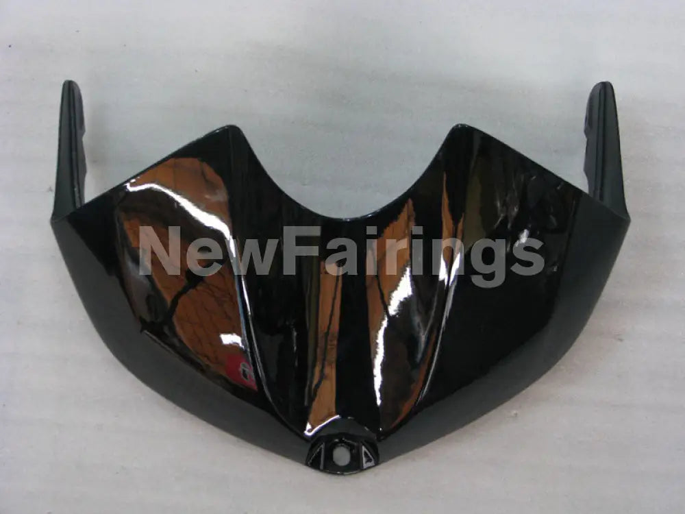 Black and Matte Black with White Stickers Factory Style - YZF-R6 08-16 Fairing Kit