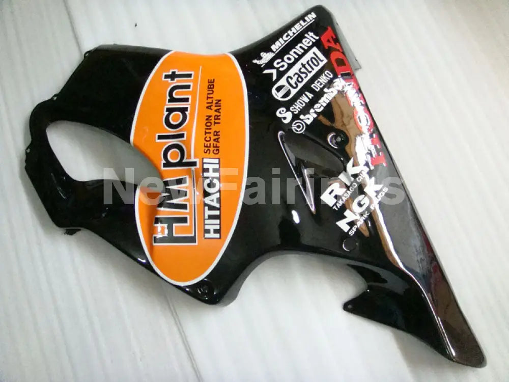 Black and Orange HM plant - CBR600 F4i 01-03 Fairing Kit