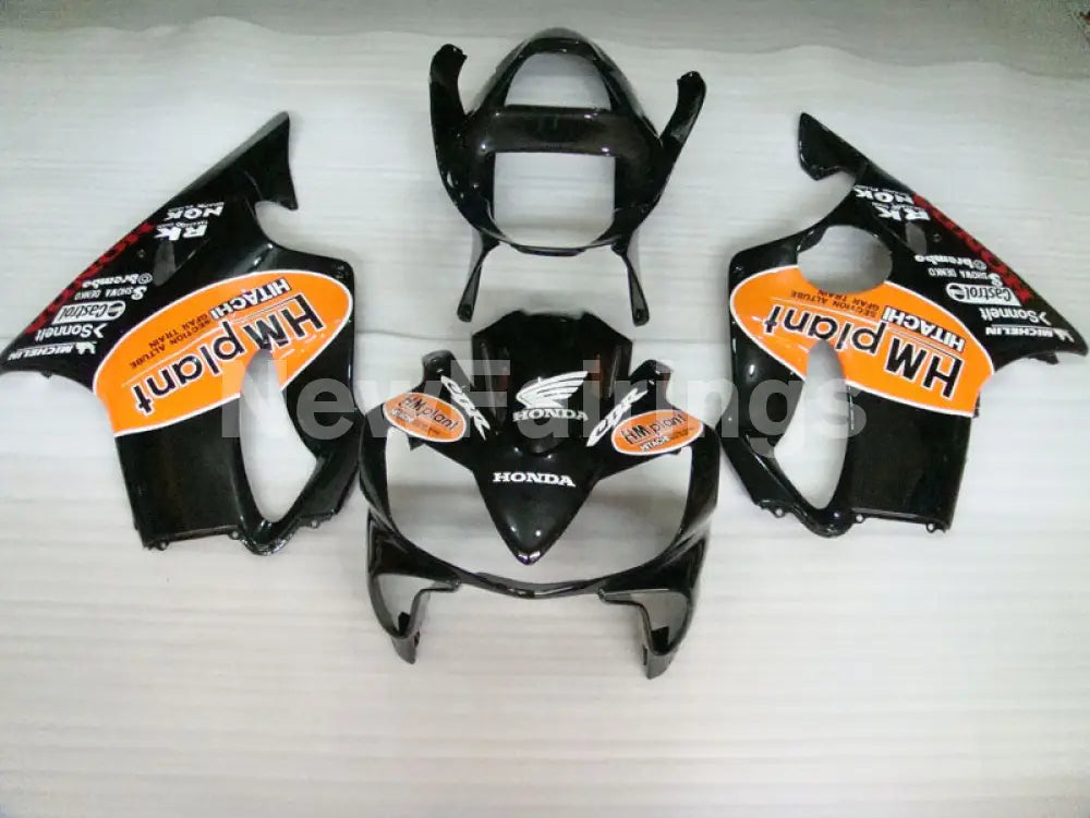 Black and Orange HM plant - CBR600 F4i 01-03 Fairing Kit