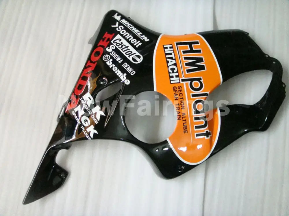 Black and Orange HM plant - CBR600 F4i 01-03 Fairing Kit