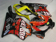 Cargar imagen en el visor de la galería, Black and Orange Rossi - CBR600 F4i 01-03 Fairing Kit