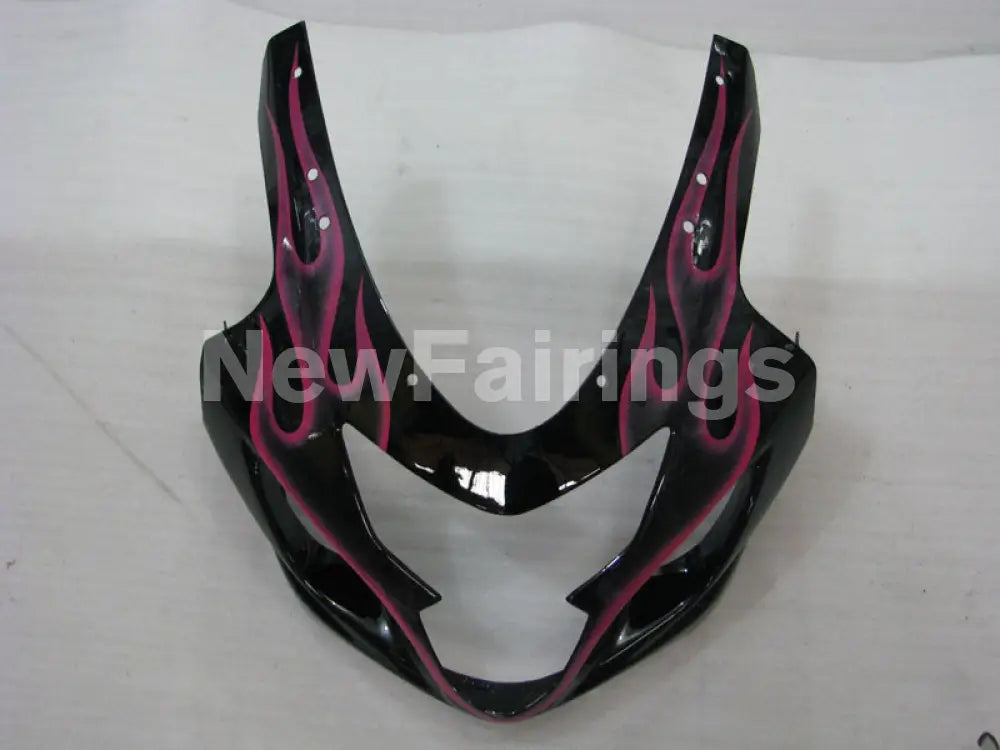 Black and Pink Flame - GSX-R750 04-05 Fairing Kit