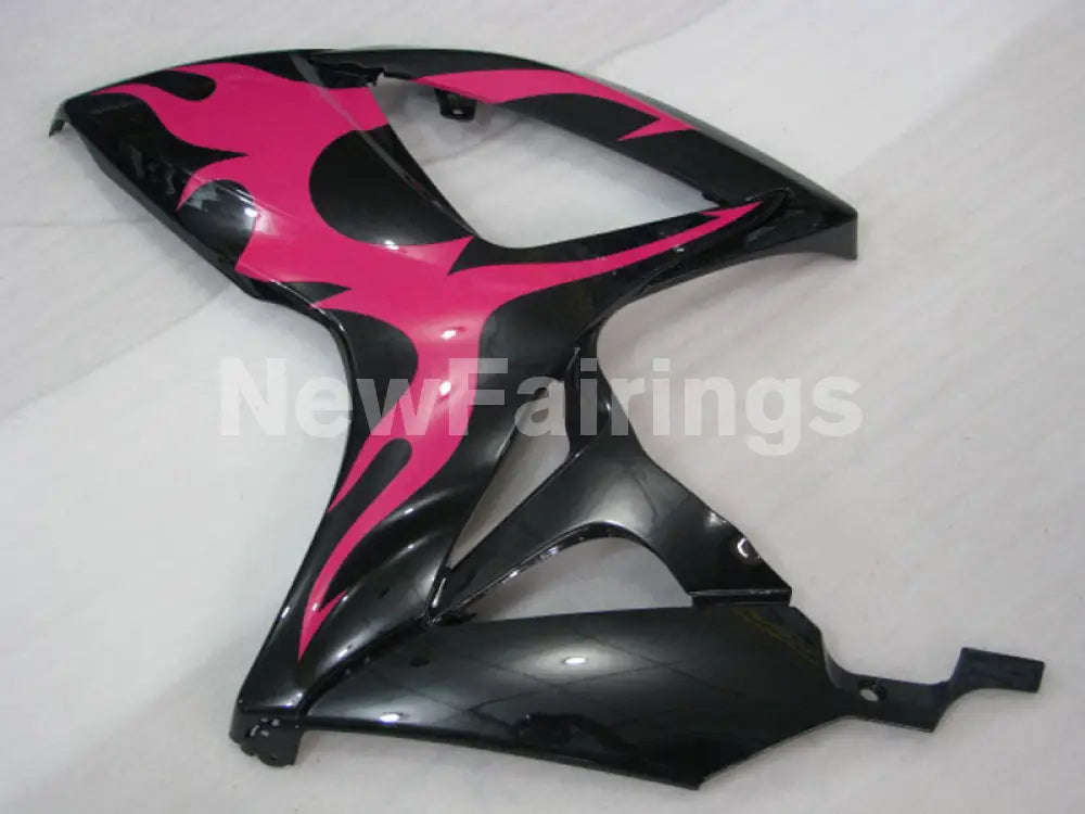 Black and Pink Flame - GSX-R750 06-07 Fairing Kit