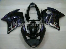 Black and Purple Flame - CBR 1100 XX 96-07 Fairing Kit