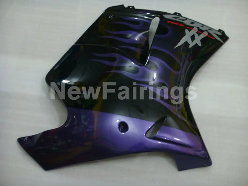 Black and Purple Flame - CBR 1100 XX 96-07 Fairing Kit