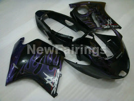 Black and Purple Flame - CBR 1100 XX 96-07 Fairing Kit