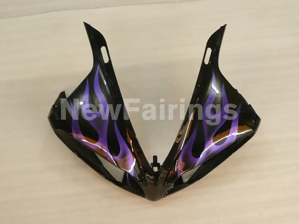 Black and Purple Flame - YZF-R1 09-11 Fairing Kit