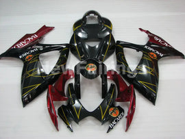 Black and Red BACARDI - GSX-R600 06-07 Fairing Kit