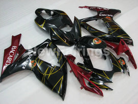 Black and Red BACARDI - GSX-R600 06-07 Fairing Kit