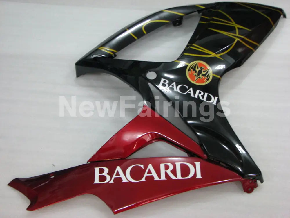 Black and Red BACARDI - GSX-R750 06-07 Fairing Kit