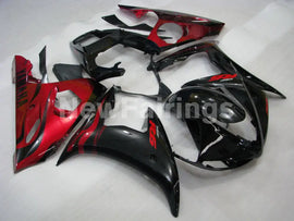 Black and Red Factory Style - YZF-R6 05 Fairing Kit