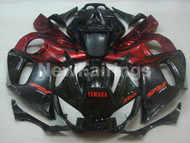 Black and Red Factory Style - YZF-R6 98-02 Fairing Kit