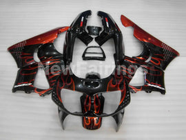 Black and Red Flame - CBR 900 RR 94-95 Fairing Kit