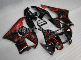 Black and Red Flame - CBR 900 RR 94-95 Fairing Kit