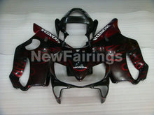 Cargar imagen en el visor de la galería, Black and Red Flame - CBR600 F4i 01-03 Fairing Kit