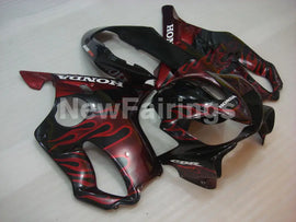 Black and Red Flame - CBR600 F4i 04-06 Fairing Kit