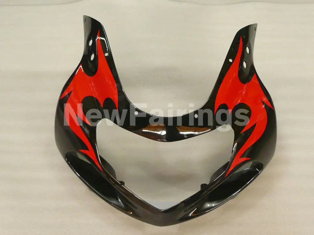 Black and Red Flame - GSX-R750 00-03 Fairing Kit