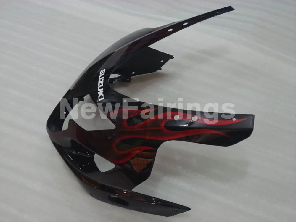 Black and Red Flame - GSX-R750 04-05 Fairing Kit