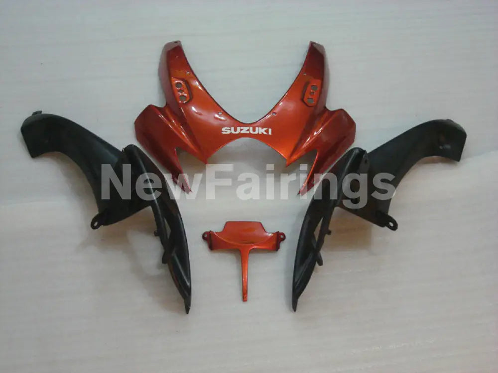 Black and Red Flame - GSX-R750 06-07 Fairing Kit