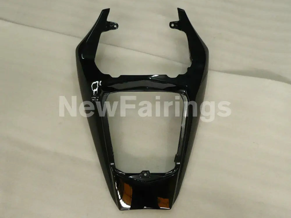 Black and Red Flame Without Decals - YZF-R6 03-04 Fairing Kit