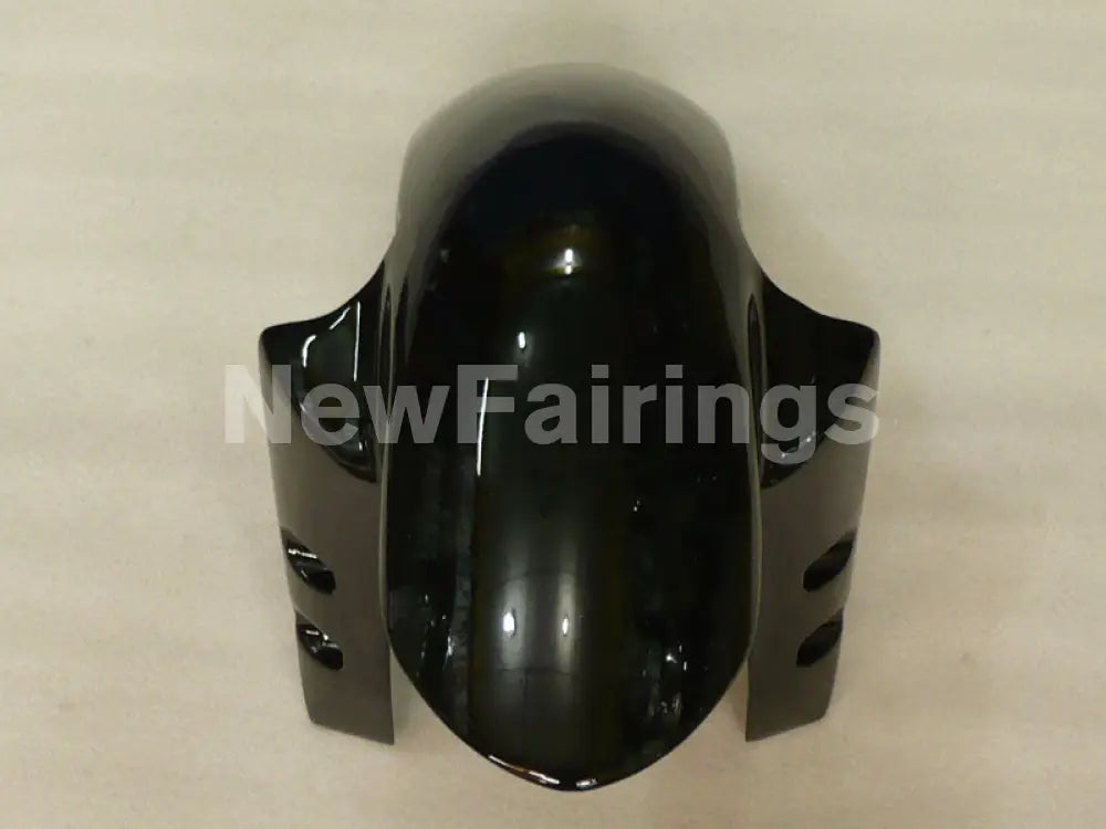 Black and Red Flame Without Decals - YZF-R6 05 Fairing Kit