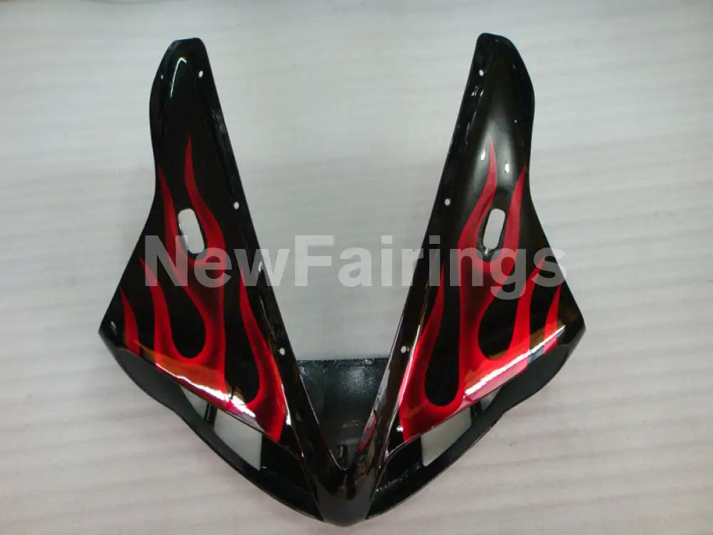 Black and Red Flame - YZF-R1 02-03 Fairing Kit