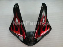 Cargar imagen en el visor de la galería, Black and Red Flame - YZF-R1 02-03 Fairing Kit