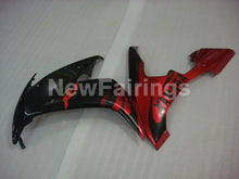 Cargar imagen en el visor de la galería, Black and Red Flame - YZF-R1 04-06 Fairing Kit