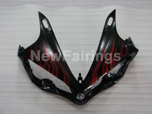 Cargar imagen en el visor de la galería, Black and Red Flame - YZF-R1 07-08 Fairing Kit
