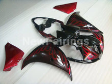 Cargar imagen en el visor de la galería, Black and Red Flame - YZF-R1 09-11 Fairing Kit