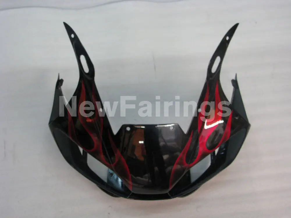 Black and Red Flame - YZF-R6 98-02 Fairing Kit