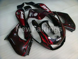 Black and Red Flame - YZF1000R Thunderace 96-05 Fairing Kit