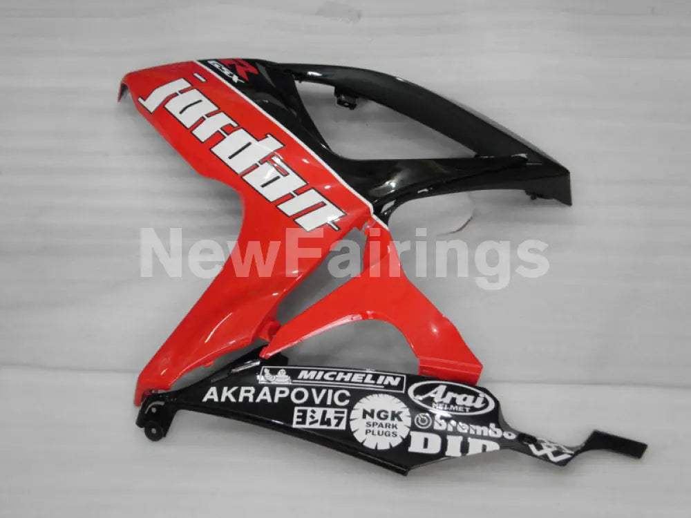 Black and Red Jordan - GSX-R750 06-07 Fairing Kit
