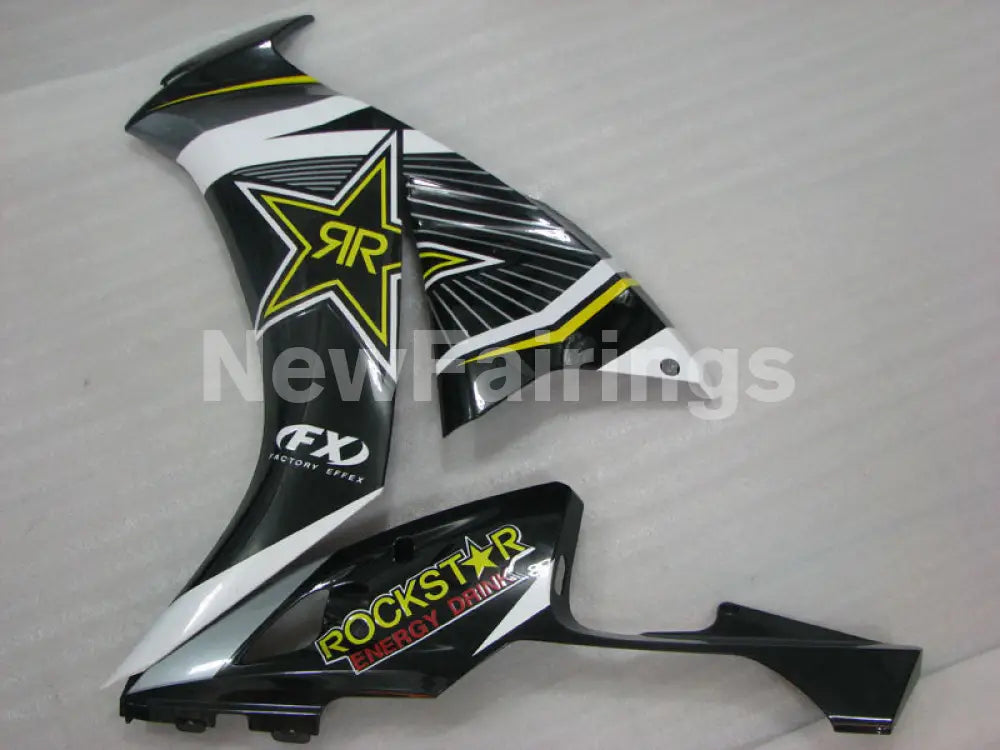 Black and Red ROCKSTAR - CBR1000RR 12-16 Fairing Kit