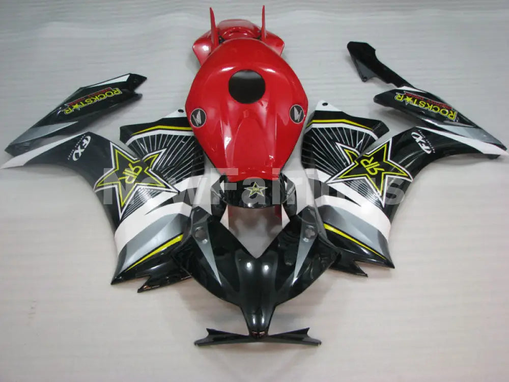Black and Red ROCKSTAR - CBR1000RR 12-16 Fairing Kit