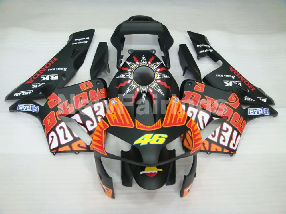Black and Red Rossi - CBR600RR 03-04 Fairing Kit